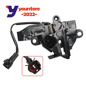 Hood Lock Latch Assembly Black Metal Fits for 13-18 Lexus ES350 ES300h - Picture 1 of 13