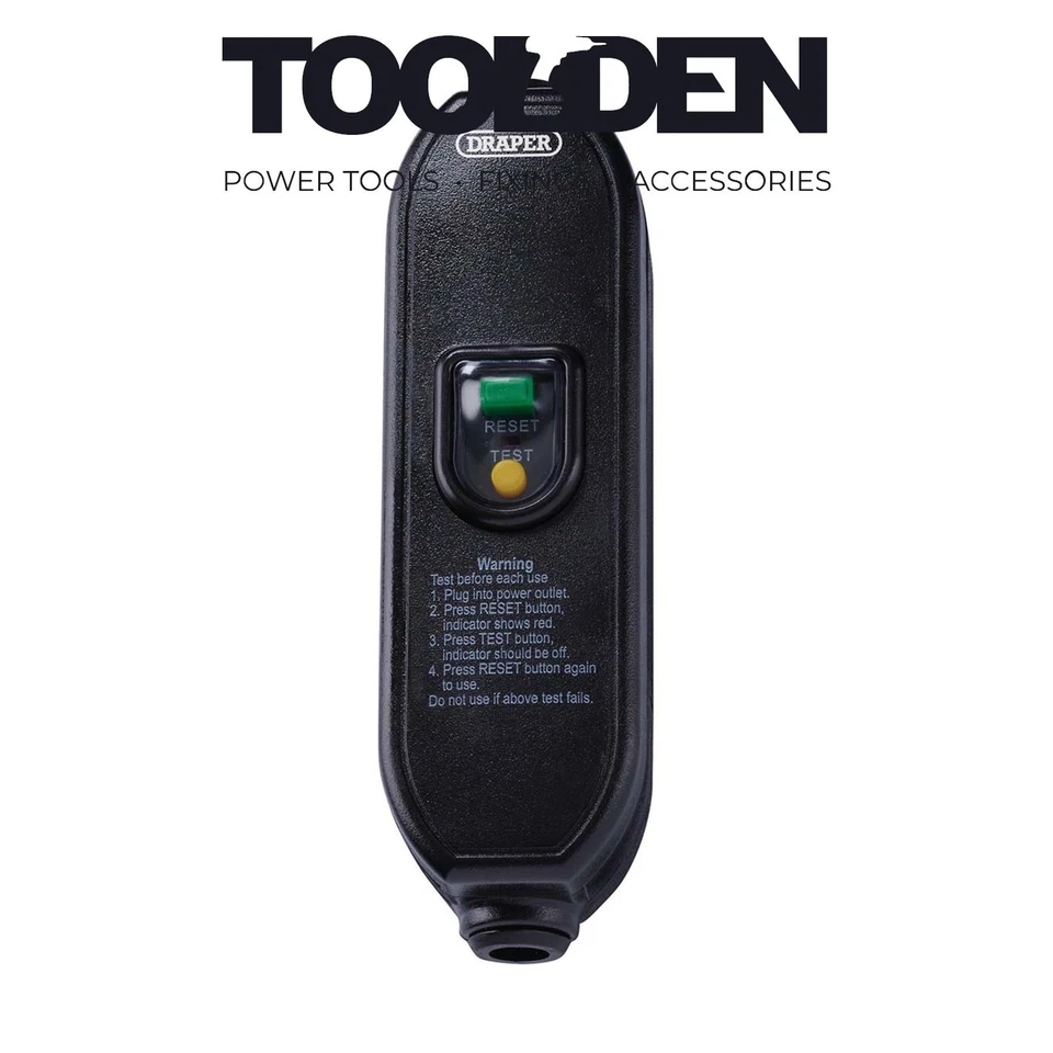 Draper 98440 Inline RCD Adaptor 16Amp - Image 1 of 1