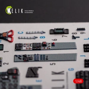 1/48 ResKit K48102 Mig-29AS - interior 3D decals for Academy  kit - Picture 1 of 6