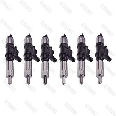 6X Inyector de combustible 8-97601156-1 para motor Isuzu 6HK1 FVR FTR FXR HTR HVR HXR Foto 1 de 4