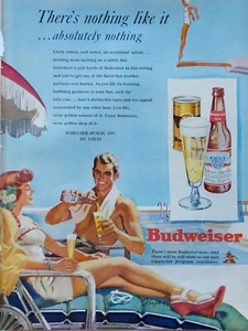 1949 Vintage Budweiser Printanzeige - Bild 1 von 1