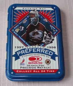 PATRICK ROY - 1997 Donruss Preferred EMPTY COLLECTIBLE Tin    RARE !!! - Picture 1 of 1
