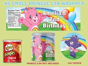 PERSONALIZZATO Pringle Label Label Wrapper Involucro Ideale Borsa Compleanno Riempitivo - Foto 1 di 1