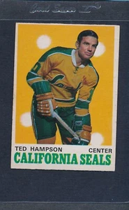 1970/71 OPC O-Pee-Chee #190 Ted Hampson Seals EX *213 - Picture 1 of 1