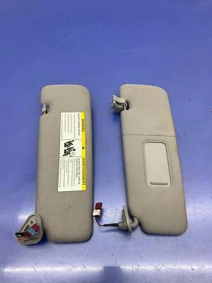 2013-2017 BMW 650I COUPE OEM FRONT ILLUMINATED SUN VISOR W/ MIRROR SET *STAINS* - Image 1 of 4