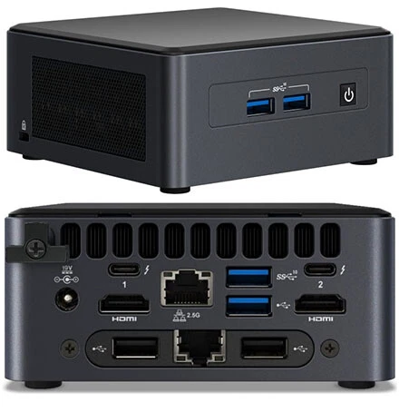Intel NUC11TNHi70L (Intel Core i7-1165G7 8x 4,70GHz, 2x LAN, 2x Thunderbolt, 6x - Bild 1 von 1
