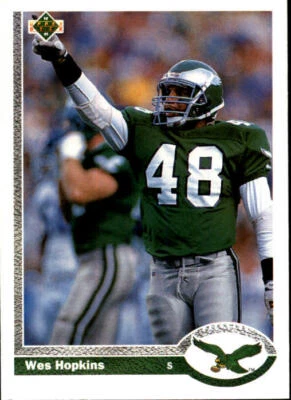 1991 Upper Deck #106 Wes Hopkins - NM-MT - Image 1 of 2