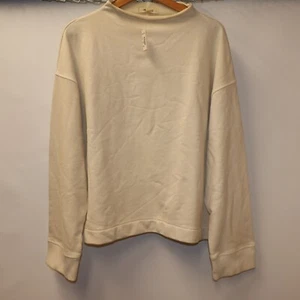 Madewell Damen Creme Rundhals Pullover Sweatshirt Freizeit Relaxed Fit Langarm - Bild 1 von 10