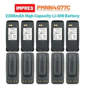 Batería de radio IMPRES 10 PIEZAS PMNN4077C para Motorola XPR6550 XPR6500 XPR6300 XPR6350 - Imagen 1 de 12