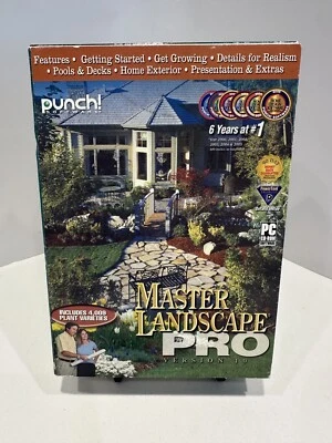 Punch Software! Master Landscape Pro Version 10 Windows 98 or higher - Image 1 of 4