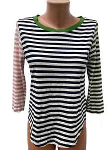 COS Size S LADIES Top Blouse Top Jersey Stretch 3/4 Sleeves Multicoloured - Picture 1 of 7