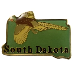 South Dakota Pheasant Travel Souvenir Pin - Picture 1 of 2