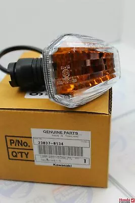 KAWASAKI OEM 08-18 KLR650 ЛЕВЫЙ ПЕРЕДНИЙ ПОВОРОТНИК ИНДИКАТОР 23037-0134 - Изображение 1 из 4