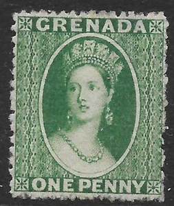 GRENADA SG4 1864 1d GREEN MTD MINT (p) - Picture 1 of 1