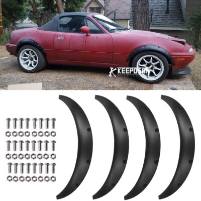 Kit de arcos de rueda para guardabarros de coche Mazda MX-5 Miata 4x 3,5" Foto 1 de 4