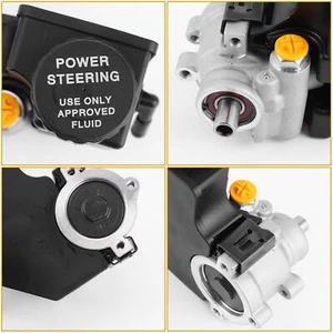 Power Steering Pump with Integral Reservoir For GM Type II TC Series Aluminum - Picture 1 of 15