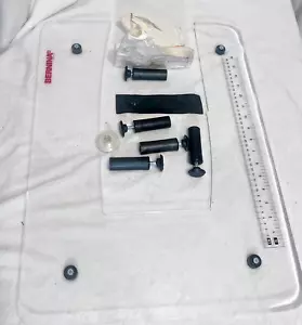Neu Bernina Nähen stabiler tragbarer Tisch USA Nähverlängerung B-119 A-5 Plexiglas - Bild 1 von 5