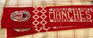 Manchester United Football Club Pride of The North Red Scarf - Picture 1 of 4