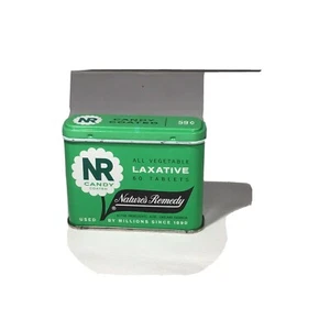 VINTAGE COLLECTIBLE H&BA NATURE'S REMEDY 60 TABLET TIN With Insert NICE - Picture 1 of 10
