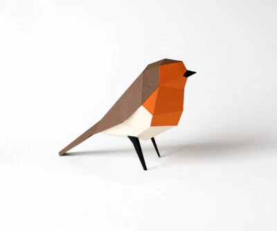 Le ROUGE-GORGE ORIGAMI de PLEGO - Photo 1/4