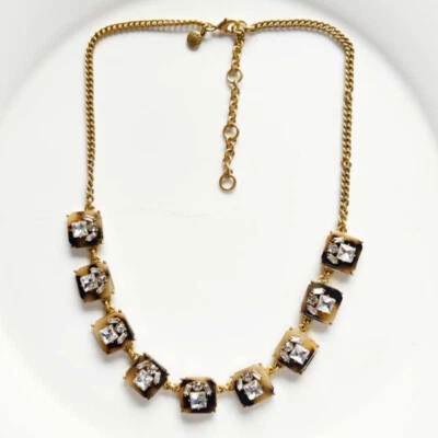 Collar distintivo de leopardo Jcrew de 17" retro para mujer fiesta vacaciones joyería Foto 1 de 4