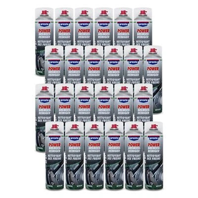 Limpiador de frenos Power Presto 24x 500 ml limpiador de piezas limpiador de montaje desengrasante