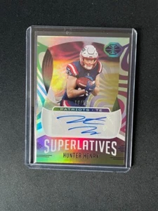 2021 Illusions Hunter Henry Auto /10 Patriots SU-3 GOLD ! - Picture 1 of 2