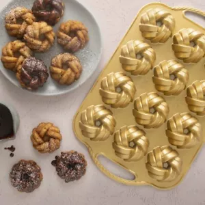 Nordic Ware Cakelet Pan | 75th Anniversary Braided Mini Bundt - Picture 1 of 5