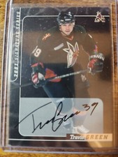 2000-01 ITG Be A Player Travis Green Signature Series Auto #164 Coyotes