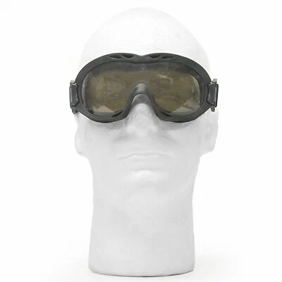 Gafas Airsoft Protección Ojos Plástico Amarillo Lente Negro Foto 1 de 4
