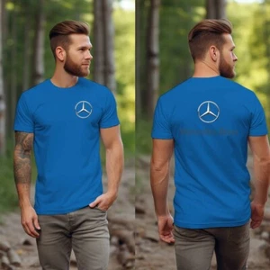 Mercedes Benz Motor Thsirt AMG Royal Tee Front and Back Gildan Unisex T-Shirt - Picture 1 of 2