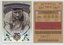 2014 Panini Hall of Fame Blue Shield /75 Honus Wagner #4 HOF Shield