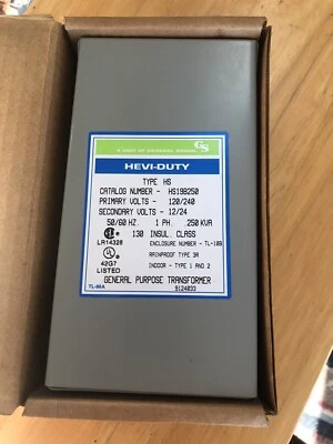 General signal .250 KVA control transformer 120/240 is primary, NIB, 12 v/ 24 v - Image 1 of 3