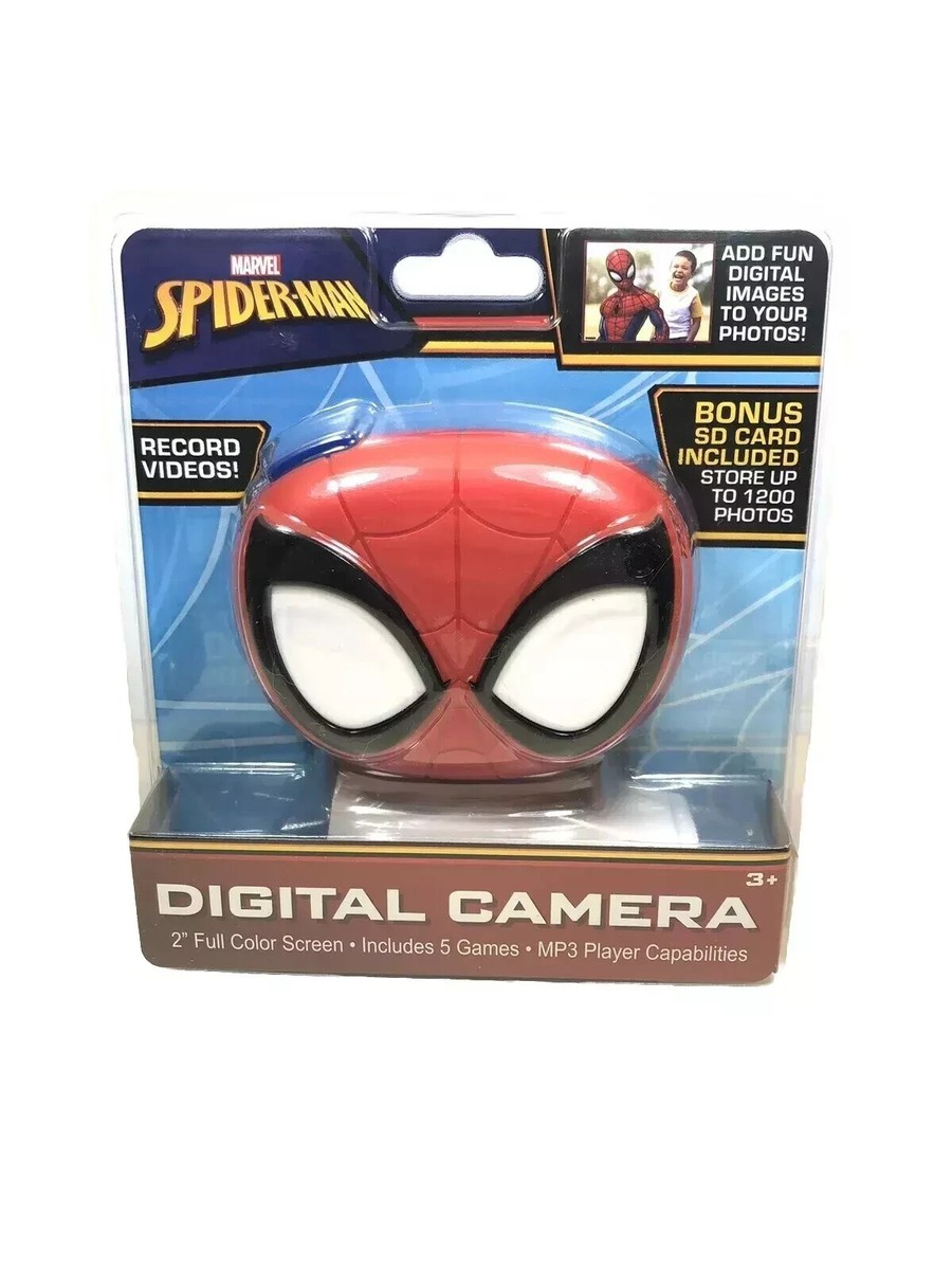 Digital スパイダーマン Kids Marvel Spider-Man Red Educational Touchscreen Watch