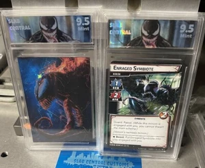 Marvel Champions Venom/Carnage Refractor Custom Card In Graded Slab - Picture 1 of 2