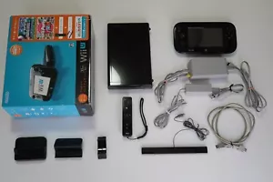 Nintendo WiiU 32GB　Console and Gamepad　Family Premium Set　Black　JP　NTSC-J［B-50］ - Picture 1 of 24