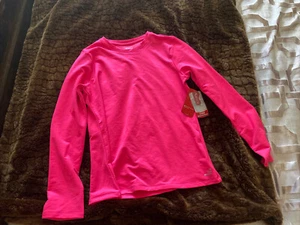 Pink Teen Girls BCG Training Winter Weather Crew Long Sleeve Shirt - Picture 1 of 1
