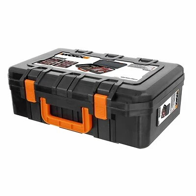 WORX WA0071 Carry Case Tool Organiser Storage Black Tool Box Dividers Plastic