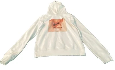 Sudadera con capucha Ariana Grande H&M Sweetener 2019 tour talla 14Y + H&M blanca Foto 1 de 4
