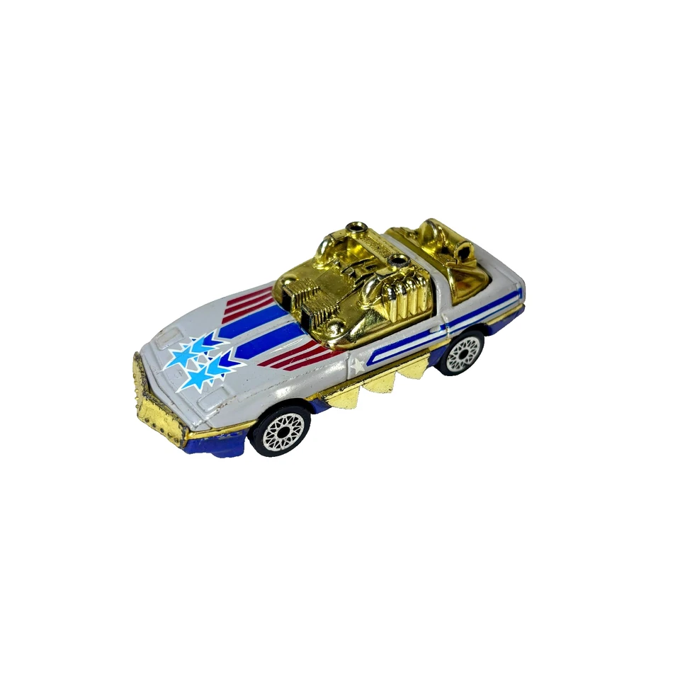1983 Matchbox Road Blasters THUNDER GUNNER Chevy Corvette Battle Car - Image 1 of 4