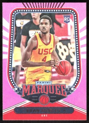 2021-22 5337A Panini Chronicles MARQUEE Draft Picks PINK Evan Mobley Rookie USC - Image 1 of 2