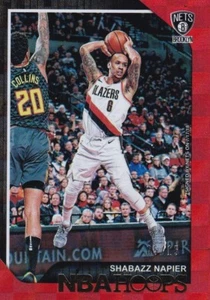 SHABAZZ NAPIER 2018-19 HOOPS RED CHECKERBOARD PARALLEL #05/15 #218 NETS - Bild 1 von 1