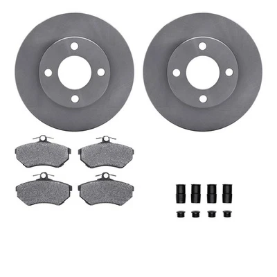 For Audi 90 Quattro 90-91 eLINE Series Front Brake Kit w Ceramic Pads - Image 1 of 4