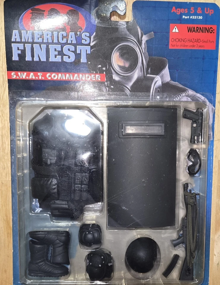 America's Finest SWAT Leader Uniforme Conjunto Accesorios 21st Toys 1:6 SELLADO 1999 Foto 1 de 1
