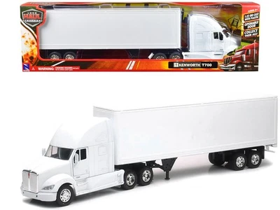 2023 Kenworth T700 Truck with Dry Goods Trailer 1/32 Diecast Model - New Ray - Image 1 of 2