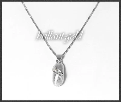 Diamant Collier von WEMPE, Anhänger & Kette aus 585 Weißgold, Damenschmuck - Bild 1 von 4