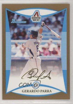 2008 Bowman Draft Prospects Gold Gerardo Parra #BDPP103 - Image 1 of 2