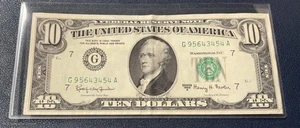 Series 1969 C $10 Green Seal Federal Reserve Note (St. Louis) - Picture 1 of 2