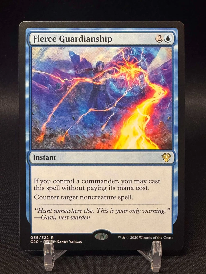 MTG - Fierce Guardianship - C20 - Rare - NM/M - Commander 2020 - Image 1 of 1