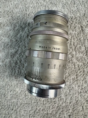 Vintage Sun Optical Sola 9cm F1.4 Camera Lens Japan Manual Focus w/ Case Rare - Image 1 of 4